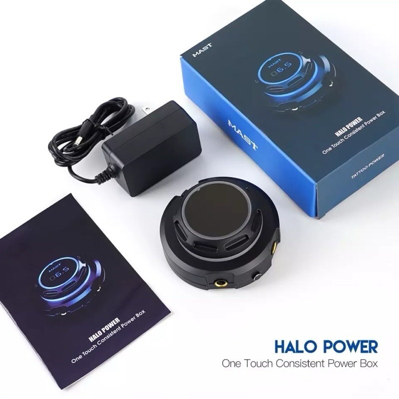 Nguồn MAST HALO POWER Sử Dụng Kết Nối Cho Các Dòng Máy Phun Xăm Thẩm Mỹ Và Tattoo