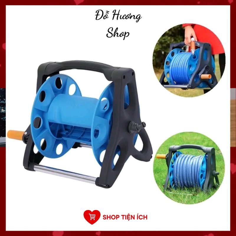 Bộ khung rulo hỗ trợ cuộn dây nước 35m, ống nước, vòi nước, dây bình ...