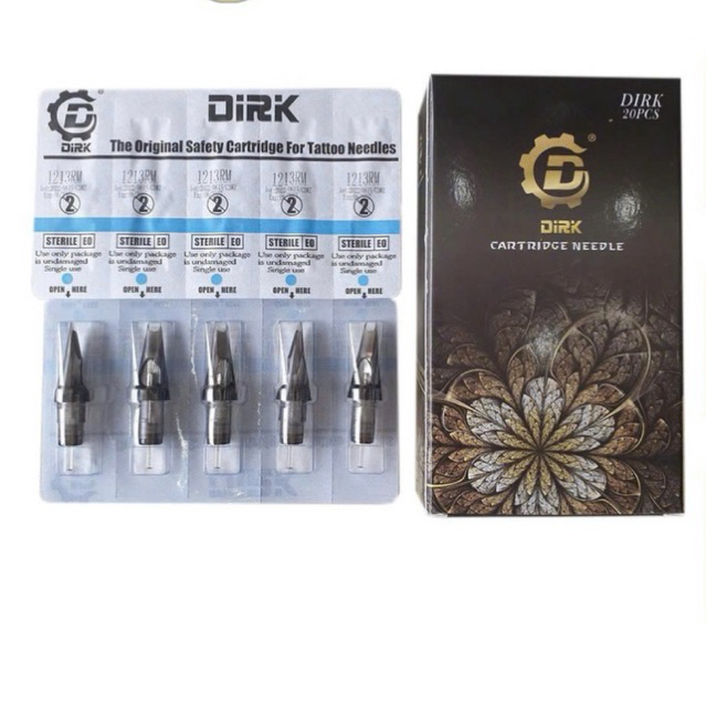 Kim Dirik Màu Đen – Kim Dành Cho Máy Pen Phun Xăm Thẩm Mỹ, Độ Bén Cao, Lên Màu Mịn Và Chuẩn