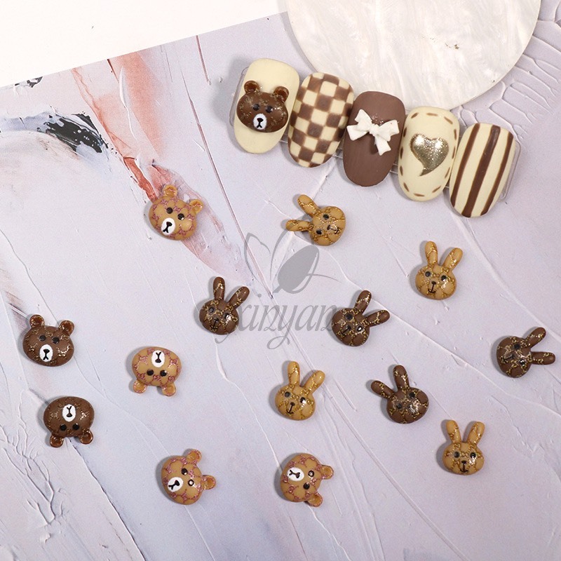[Bán theo túi] Charm hoạt hình cực đáng yêu trang trí móng
