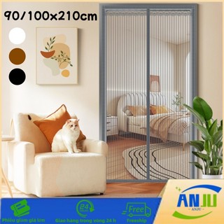 Rèm Cửa Từ Tính Chống Muỗi, Côn Trùng Tự Dính, Dễ Lắp Đặt Không Cần Khoan Đục