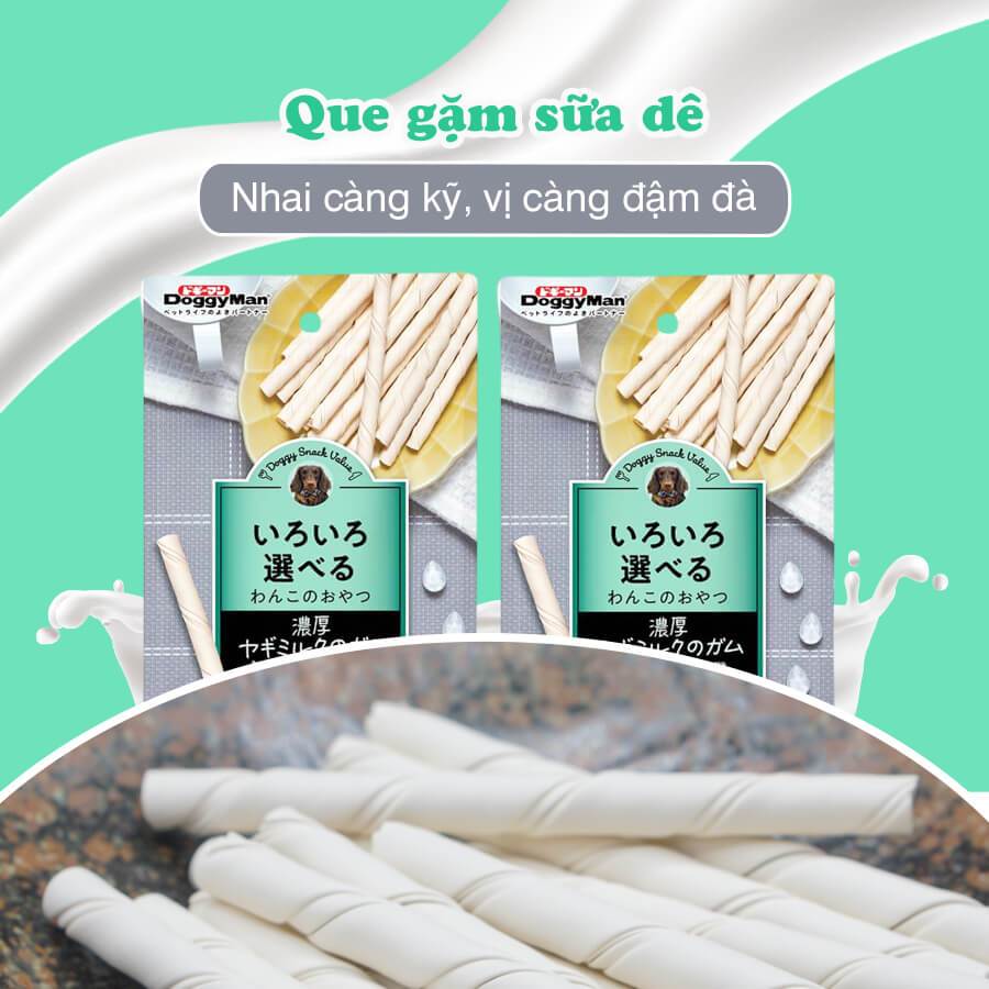 Que sữa dê 60g DoggyMan bổ sung khoáng chất & protein