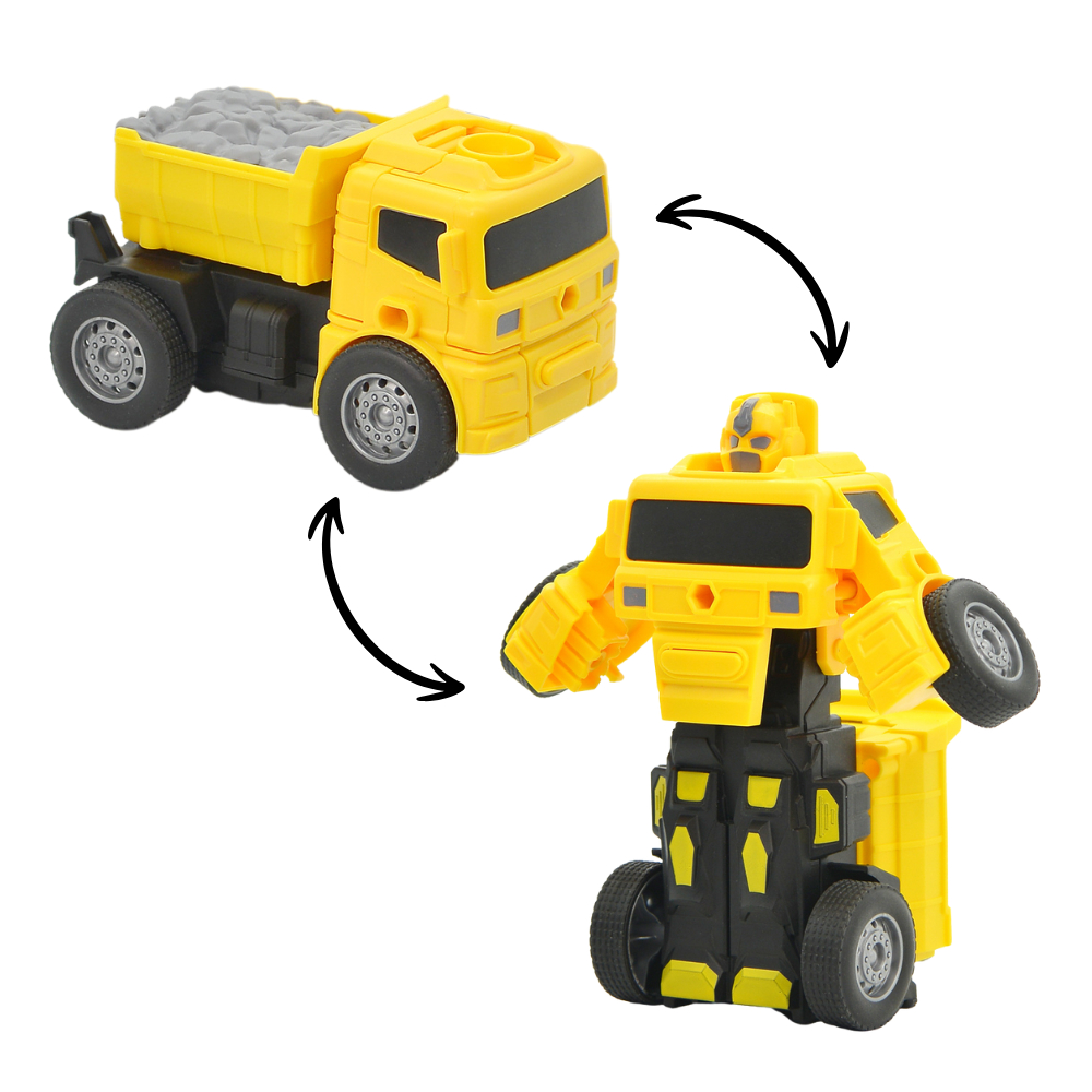 Ảnh Đồ Chơi DUKA - Robot Biến Hình Các Loại Xe Công Trình Xây Dựng 3