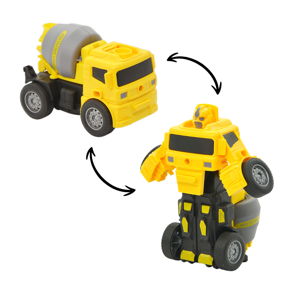 Ảnh Đồ Chơi DUKA - Robot Biến Hình Các Loại Xe Công Trình Xây Dựng 2