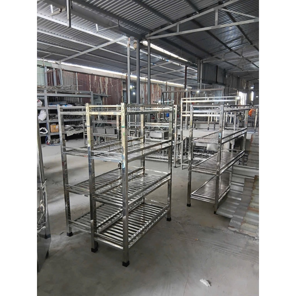 kệ inox thẻ đa năng để chén bát trong nhà bếp