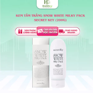 Kem Dưỡng Trắng Mặt và Toàn Thân Secret Key Snow White Milky Pack 200g