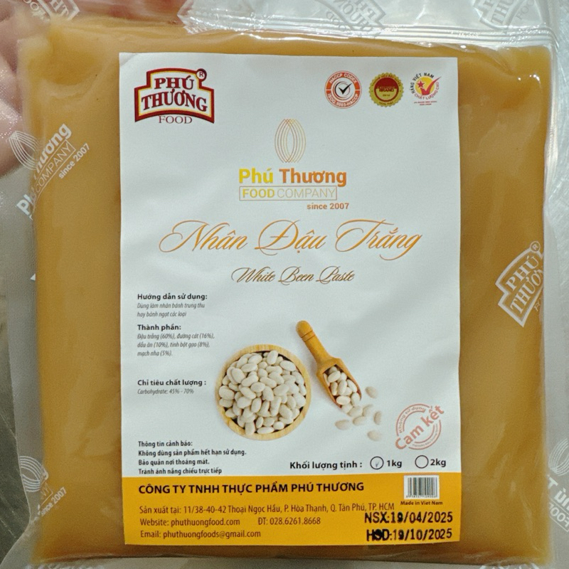 Nhân đậu trắng Phú Thương ít ngọt