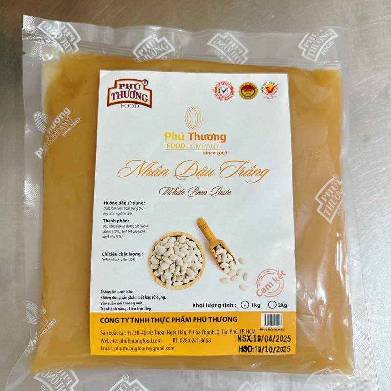 Nhân đậu trắng Phú Thương ít ngọt