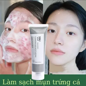 Sữa Rửa Mặt Axit salicylic Kiềm Dầu Làm Sạch Da Mặt Sữa rửa mặt Tạo Bọt Làm Sạch Tẩy Tế Sữa Rửa Mặt