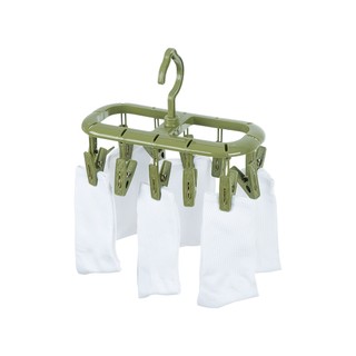Mắc dù elip nhựa Việt Nhật 2803 gồm 12 kẹp nhỏ  tiện ích,móc chùm phơi quần áo, đồ lót, phơi đồ trẻ em tiện ích { H }