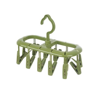 Mắc dù elip nhựa Việt Nhật 2803 gồm 12 kẹp nhỏ  tiện ích,móc chùm phơi quần áo, đồ lót, phơi đồ trẻ em tiện ích { H }