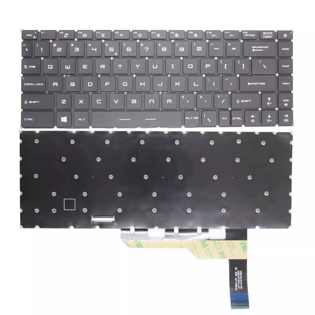 Clavier AZERTY MSI Pour Stealth 15M / GS66 / GE66 / GP66 - Gris (Occasion)