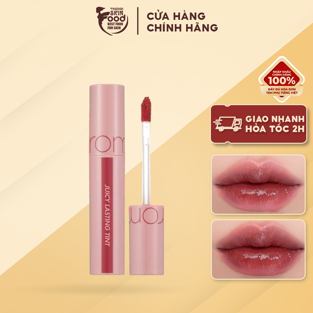 Son Tint Lì, Căng Bóng Romand The Juicy Lasting Tint - Màu 24 Peeling ...