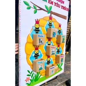 BẢNG BÌNH CHỌN – GIÚP BÉ LAN TOẢ THÔNG ĐIỆP XANH NGAY TRONG LỚP HỌC 🍀🐝