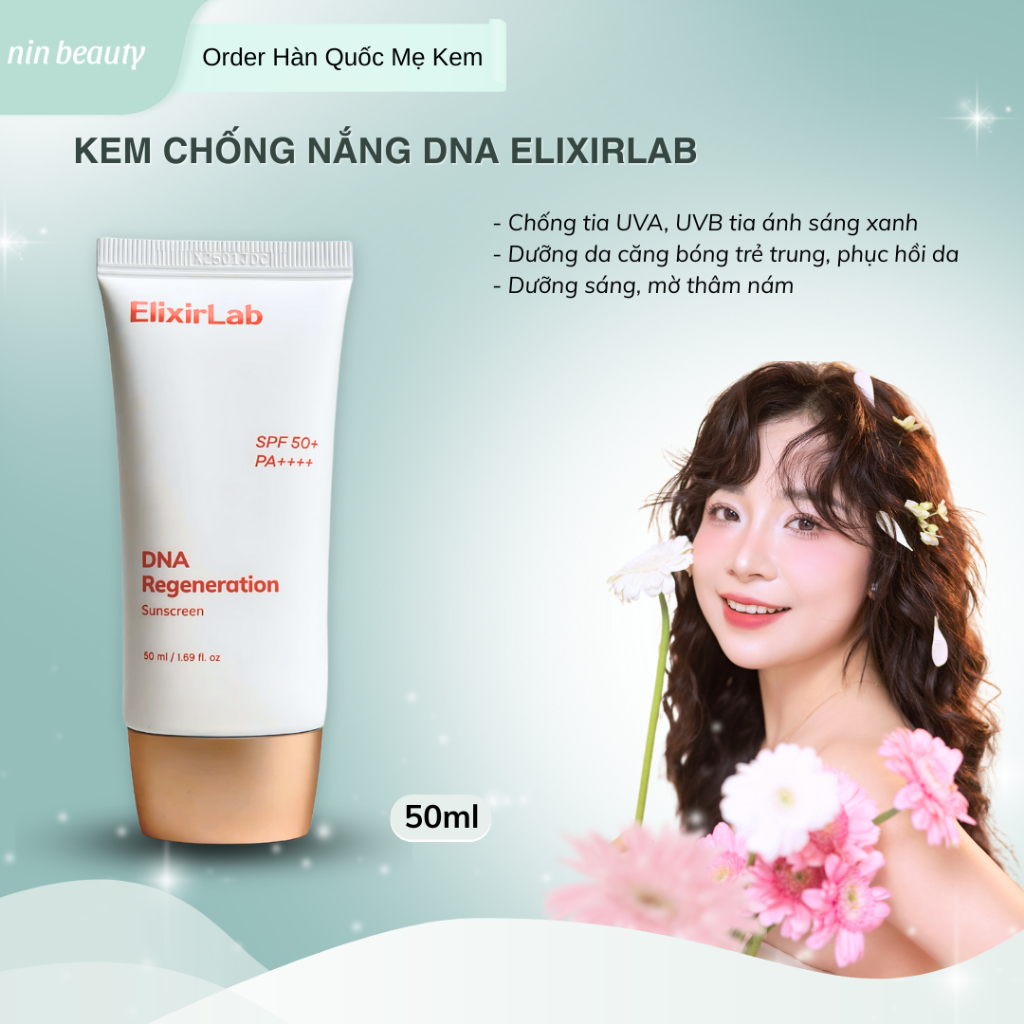 Kem chống nắng DNA Elixirlab Hàn Quốc 50ml | Shopee Việt Nam