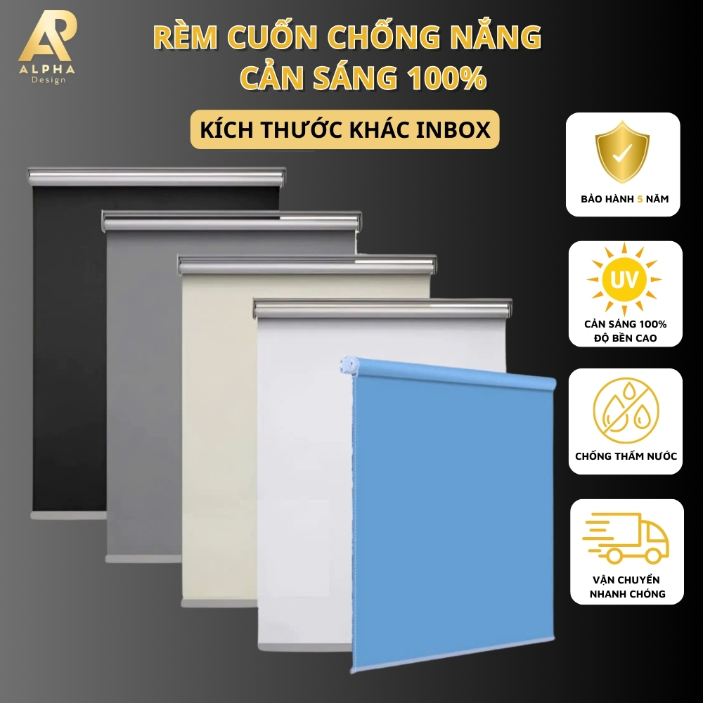[HỎA TỐC HCM] Rèm Cuốn che nắng nhiều màu, Rèm cửa sổ cửa chính Kéo Che ...