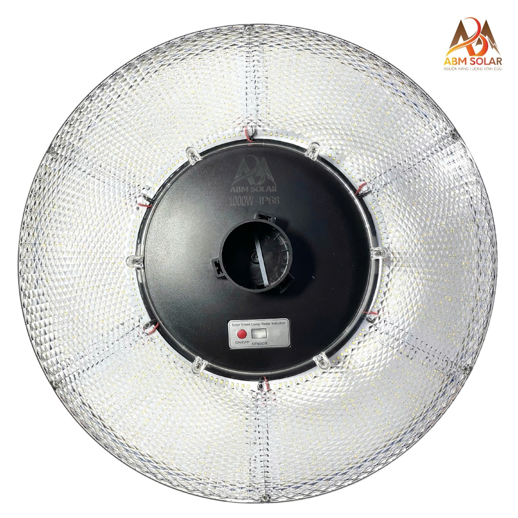[1000W] Đèn Năng Lượng Mặt Trời Sân Vườn, Đĩa Bay UFO Siêu Sáng, Chống nước IP 68, Cảm Biến Chuyển Động - ABM SOLAR