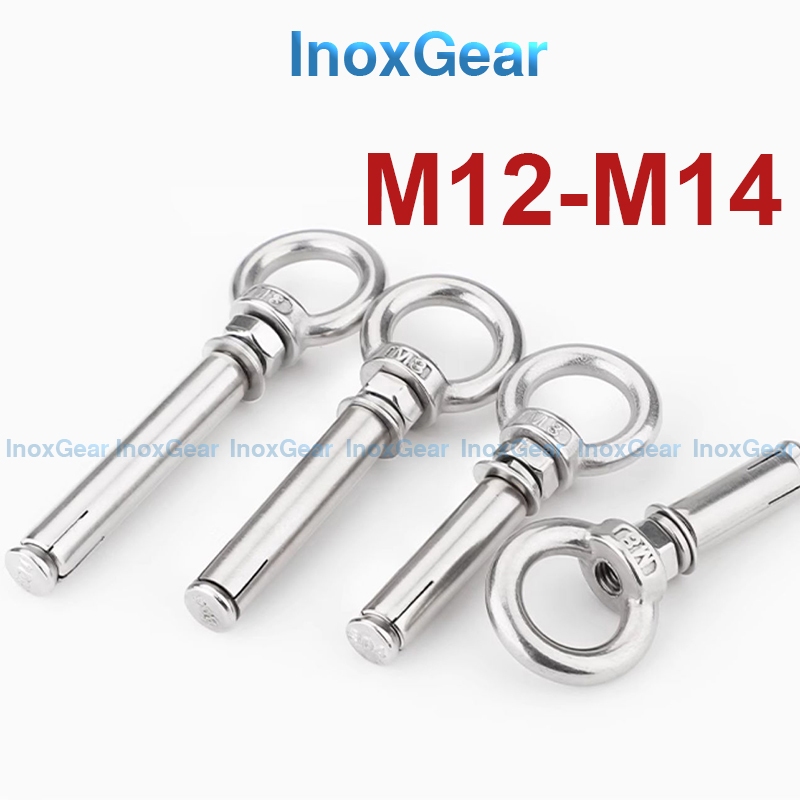 Tắc Kê (Bulong Nở) Móc Tròn Inox 304 Kích Thước M12, M14 – Chống Gỉ ...