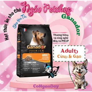 Thức Ăn Hạt Cho Chó Ganador Fibs Trưởng Thành Túi 1.5kg Vị Cừu Gạo Và Bò Nướng