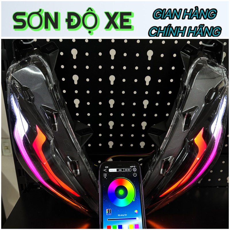 Cụm Led Xi Nhan Audi Vision 2014-2025 A7 Hoặc A11 Chỉnh màu App ( Chính Hãng ) Lắp Đặt Dễ Dàng ( Bảo Hành 12 Tháng )