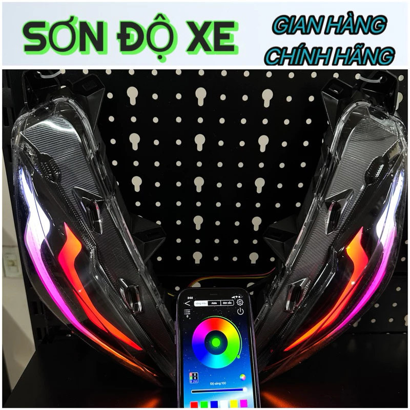 Cụm Led Xi Nhan Audi Vision 2014-2025 A7 Hoặc A11 Chỉnh màu App ( Chính Hãng ) Lắp Đặt Dễ Dàng ( Bảo Hành 12 Tháng ) — ảnh 1