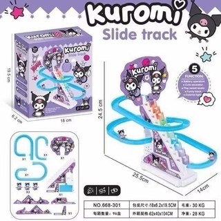 Đô Chơi Kuromi Trượt Ván Leo Thang- Đồ chơi cầu trượt kuromi phát nhạc