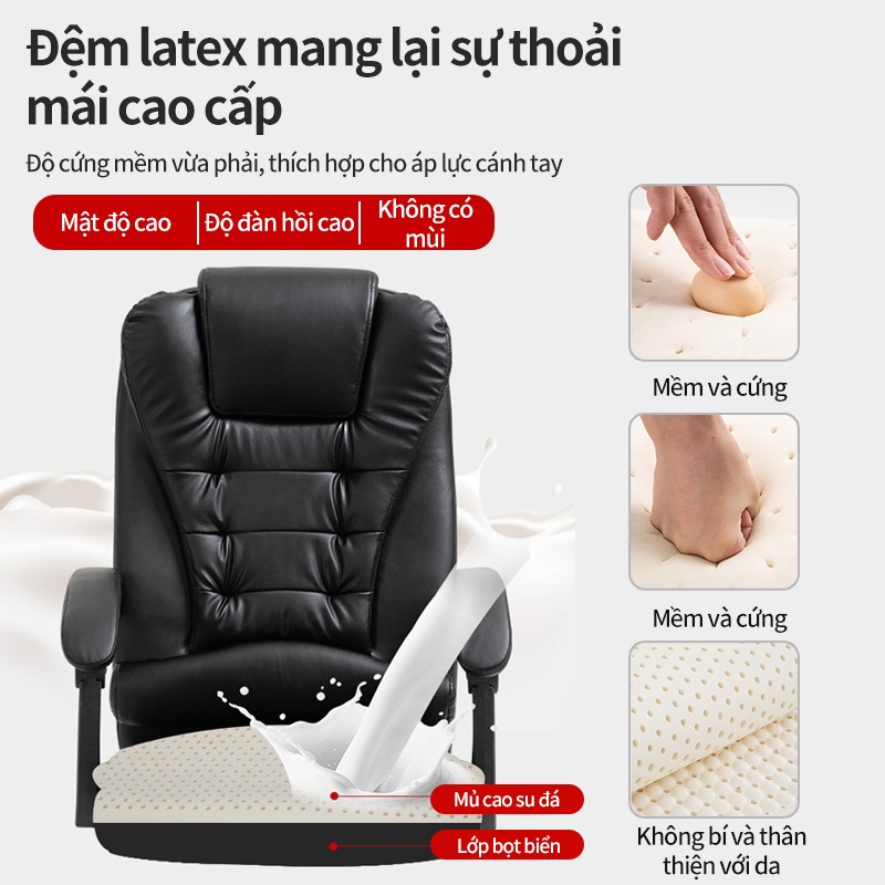Ghế xoay công thái học có tựa lưng Ghế làm việc học tập tại nhà tại ký túc xá | BigBuy360 - bigbuy360.vn