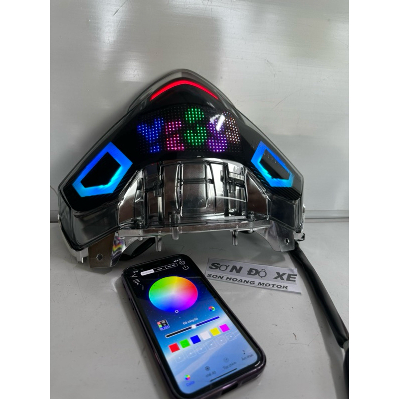 Hậu Audi Vision  Bảng Led Đổi Màu App 2021 Tới 2025 Led Audi Siêu Sáng Hàng Chính Hãng ( Bảo Hành Led 12 Tháng )