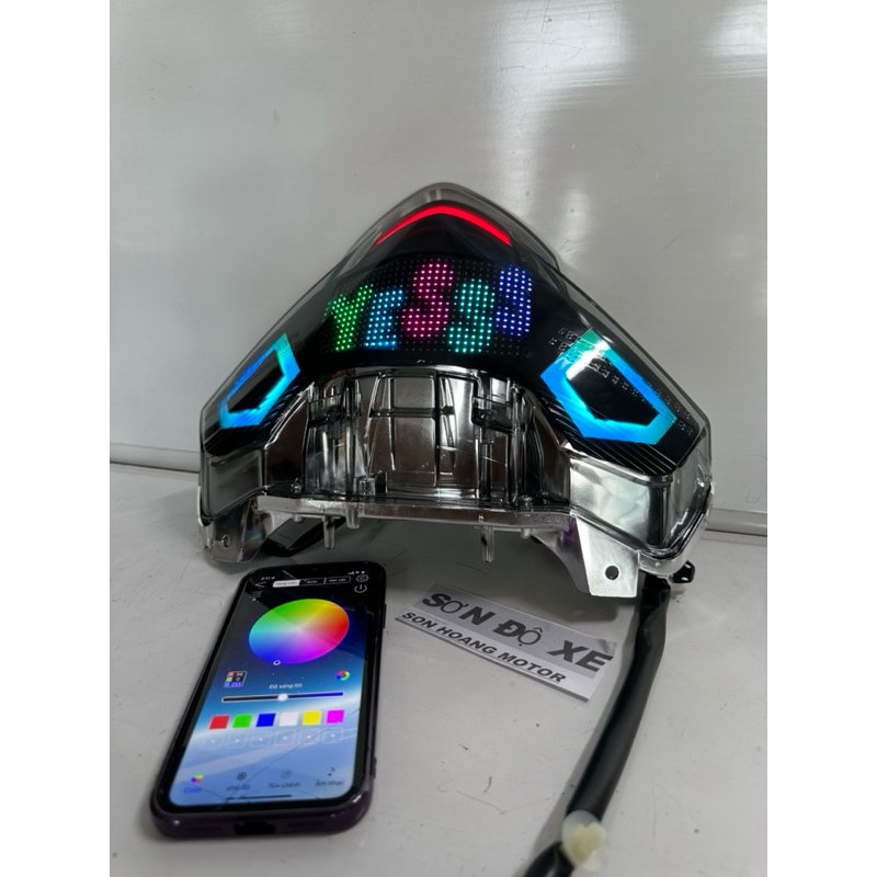 Hậu Audi Vision  Bảng Led Đổi Màu App 2021 Tới 2025 Led Audi Siêu Sáng Hàng Chính Hãng ( Bảo Hành Led 12 Tháng )