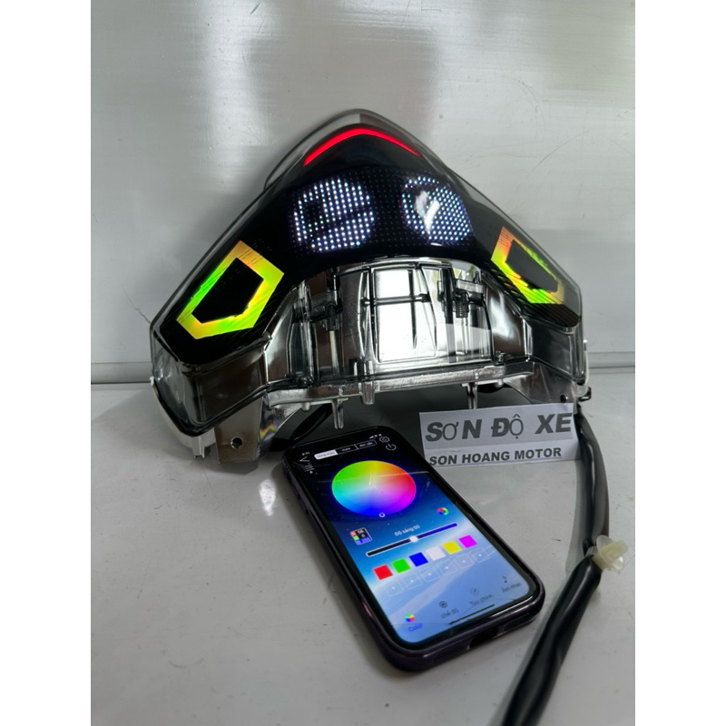 Hậu Audi Vision  Bảng Led Đổi Màu App 2021 Tới 2025 Led Audi Siêu Sáng Hàng Chính Hãng ( Bảo Hành Led 12 Tháng )