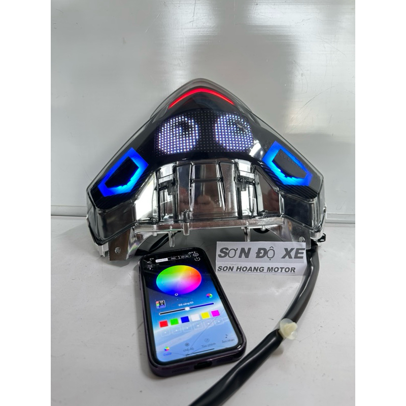 Hậu Audi Vision  Bảng Led Đổi Màu App 2021 Tới 2025 Led Audi Siêu Sáng Hàng Chính Hãng ( Bảo Hành Led 12 Tháng )
