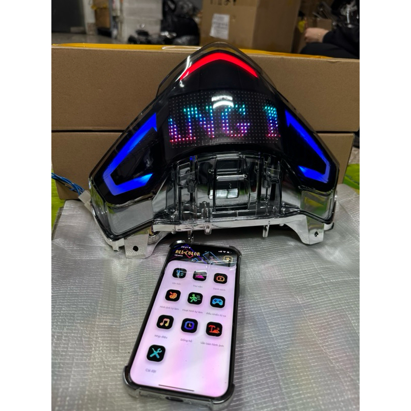 Hậu Vision Bảng Led Audi Lắp 2021 Tới 2025 Led Đổi Màu Chỉnh App ( Bảo Hành 12 Tháng Mạch Led )