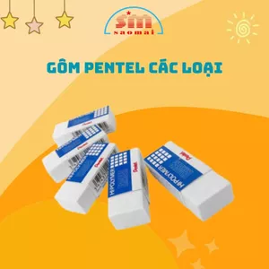 Gôm Pentel ZE Các Loại ZEH03 ZEH05 ZEH10 ZEH20 Văn Phòng Phẩm Sao Mai