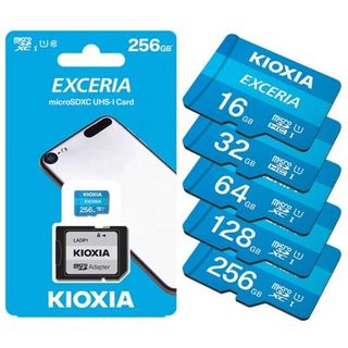Thẻ nhớ camera, điện thoại Kioxia 256GB/128GB/64GB/32GB  đọc 100MB/s - Chính Hãng BH 5 Năm