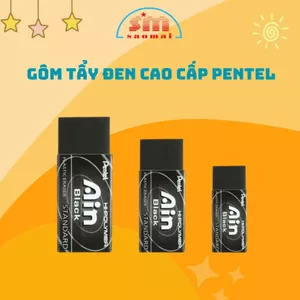Gôm Tẩy Đen Cao Cấp Pentel ZEATH Văn Phòng Phẩm Sao Mai V306