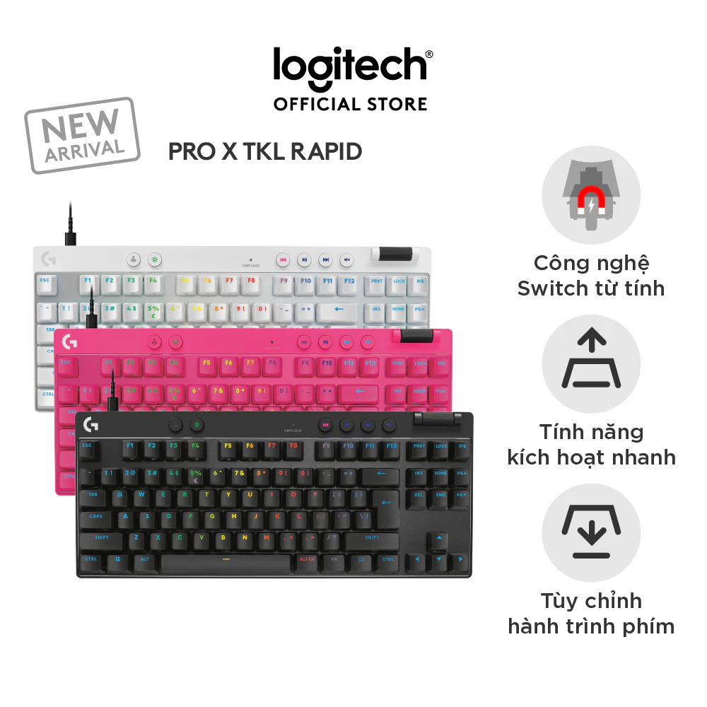 Bàn phím Logitech G PRO X TKL RAPID