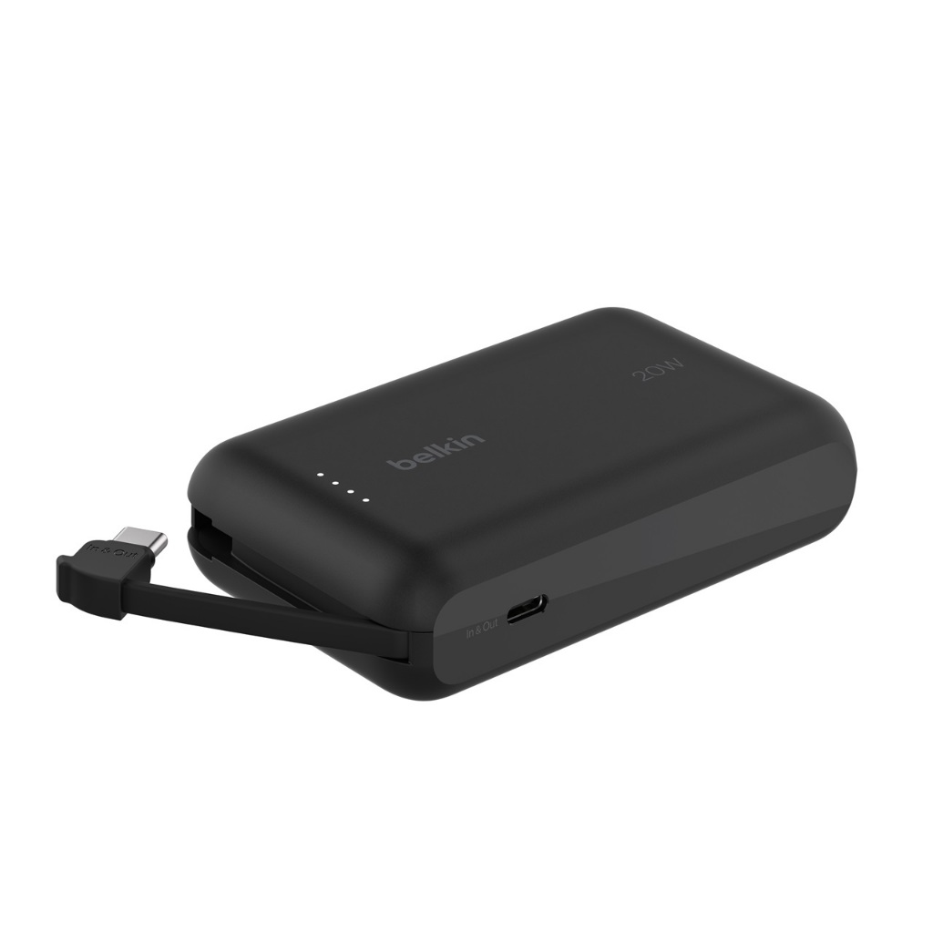 Pin sạc dự phòng Belkin Boost Charge dung lượng 10.000 mAh, sạc nhanh 20W PD kèm cáp USB-C bảo hành 2 năm | BigBuy360 - bigbuy360.vn