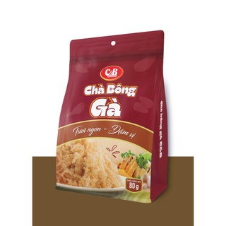 COMBO CHÀ BÔNG HEO VÀ GÀ C&B GÓI 80G