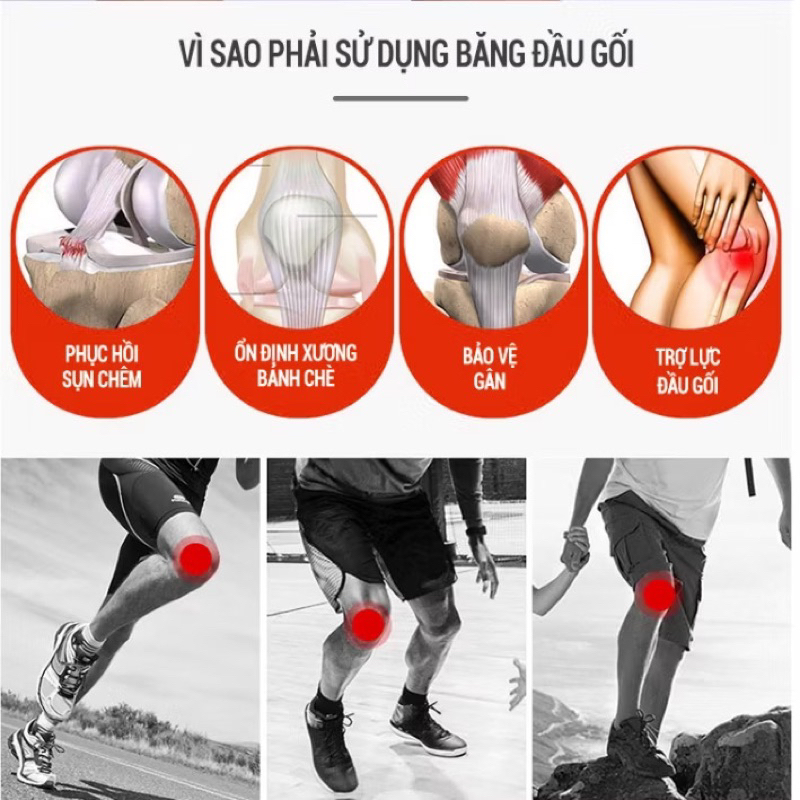 [HOẢ TỐC] Đ𝐚𝐢 𝐛𝐨́ 𝐠𝐨̂́𝐢 𝐭𝐡𝐞̂̉ 𝐭𝐡𝐚𝐨, Băng Bảo Vệ Đầu Gối ,Xương Bánh Chè LI-NING