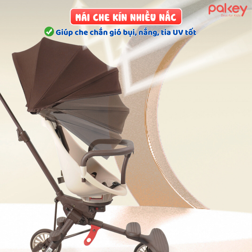[HỎA TỐC] Xe Đẩy Baobaohao V207 Mẫu Mới Cải Tiến, Xe Đẩy Gấp Gọn Trọng Lượng Siêu Nhẹ Dễ Dàng Mang Đi Du Lịch