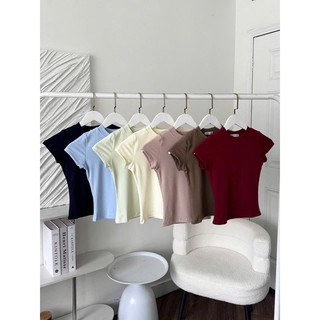 Áo thun babytee cổ tròn tay ngắn from sát ôm sát ( 00A8)- MYHANH.GU