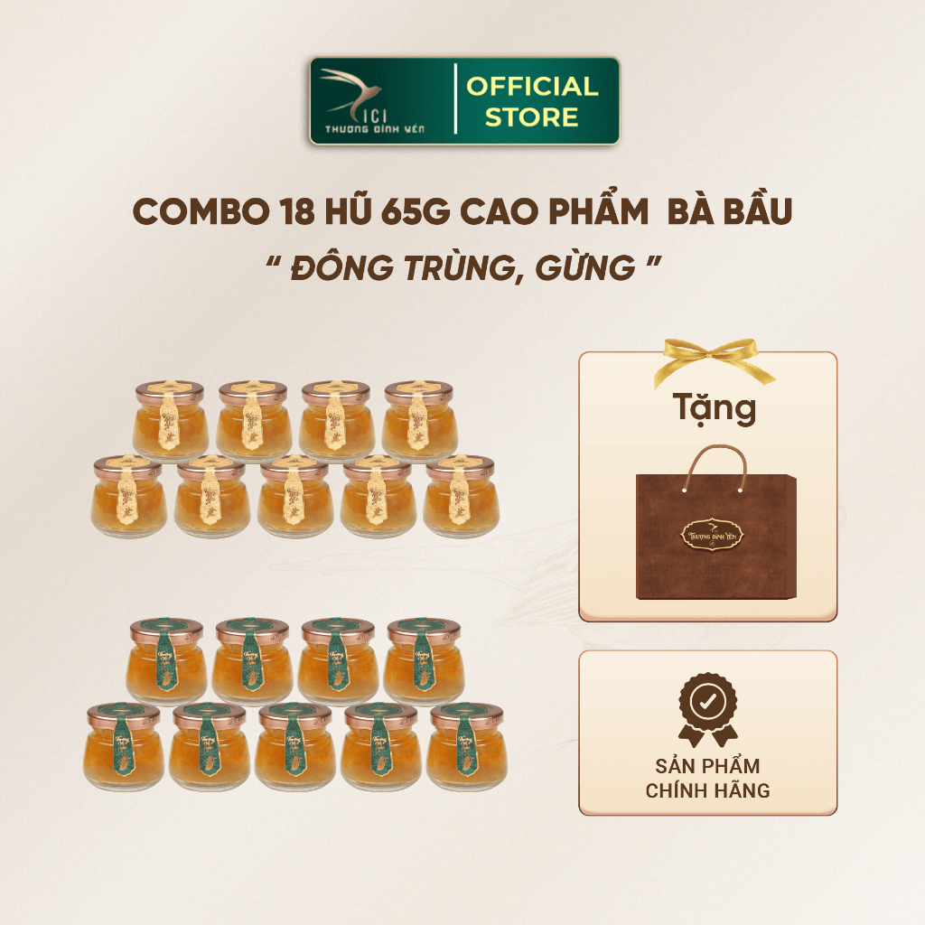 Ảnh Combo 18 Hũ Yến Sào Chưng Sẵn 7G Yến Thật Không Kèm Hộp 5 Vị Cici Thượng Đỉnh Yến 65G Yến Cho Cả Gia Đình 3