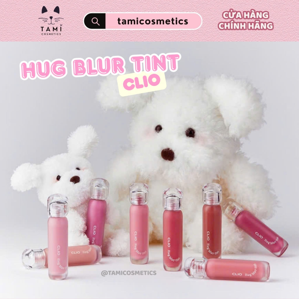 Son Kem Lì Clio Hug Blur Tint mềm mịn lâu trôi | Shopee Việt Nam