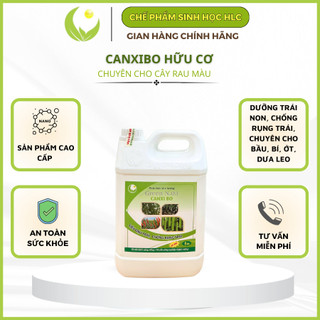 Canxibo 5L cho rau ăn trái cây ớt, bầu bí, cà chua, dưa leo, đậu cove,.. chắc cuống , chống rụng trái, dưỡng trái n
