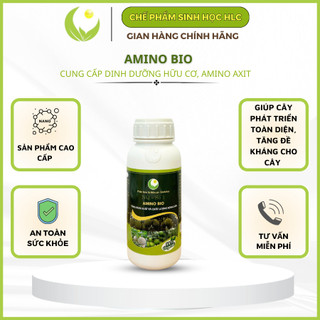 Phân bón sinh học Amino, dinh dưỡng tổng hợp  giúp cây khoẻ, xanh lá, mập chồi, nhú đọt chai 500ml