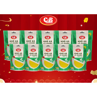 COMBO Khô Gà Lá Chanh C&B GÓI 45G