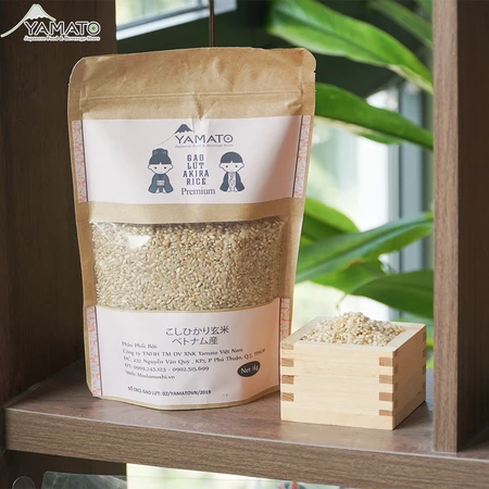 Gạo Lứt Nhật Bản Koshihikari 1-2kg Mềm Dẻo Tốt Cho Sức Khỏe