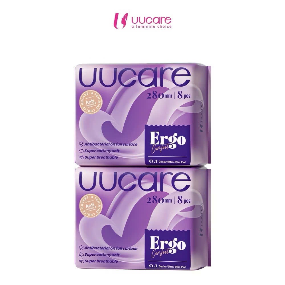 Ảnh Combo tiết kiệm Băng vệ sinh UUcare Ergo ban ngày và đêm 28cm 8 Miếng 2