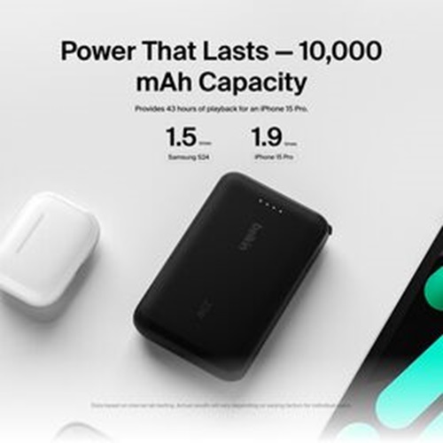 Pin sạc dự phòng Belkin Boost Charge dung lượng 10.000 mAh, sạc nhanh 20W PD kèm cáp USB-C bảo hành 2 năm | BigBuy360 - bigbuy360.vn