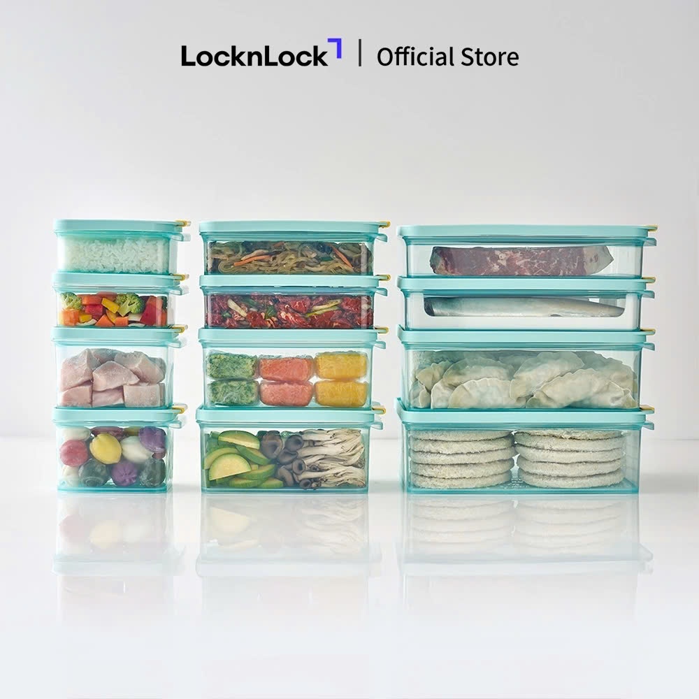 Hộp Trữ Đông Và Đựng Thực Phẩm LocknLock Freezer Fit HFL, Màu Pastel, Nhiều Dung Tích - K-MALL